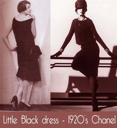 chanel little black dress 1920s vogue|natural resource that the little black dress was made of.